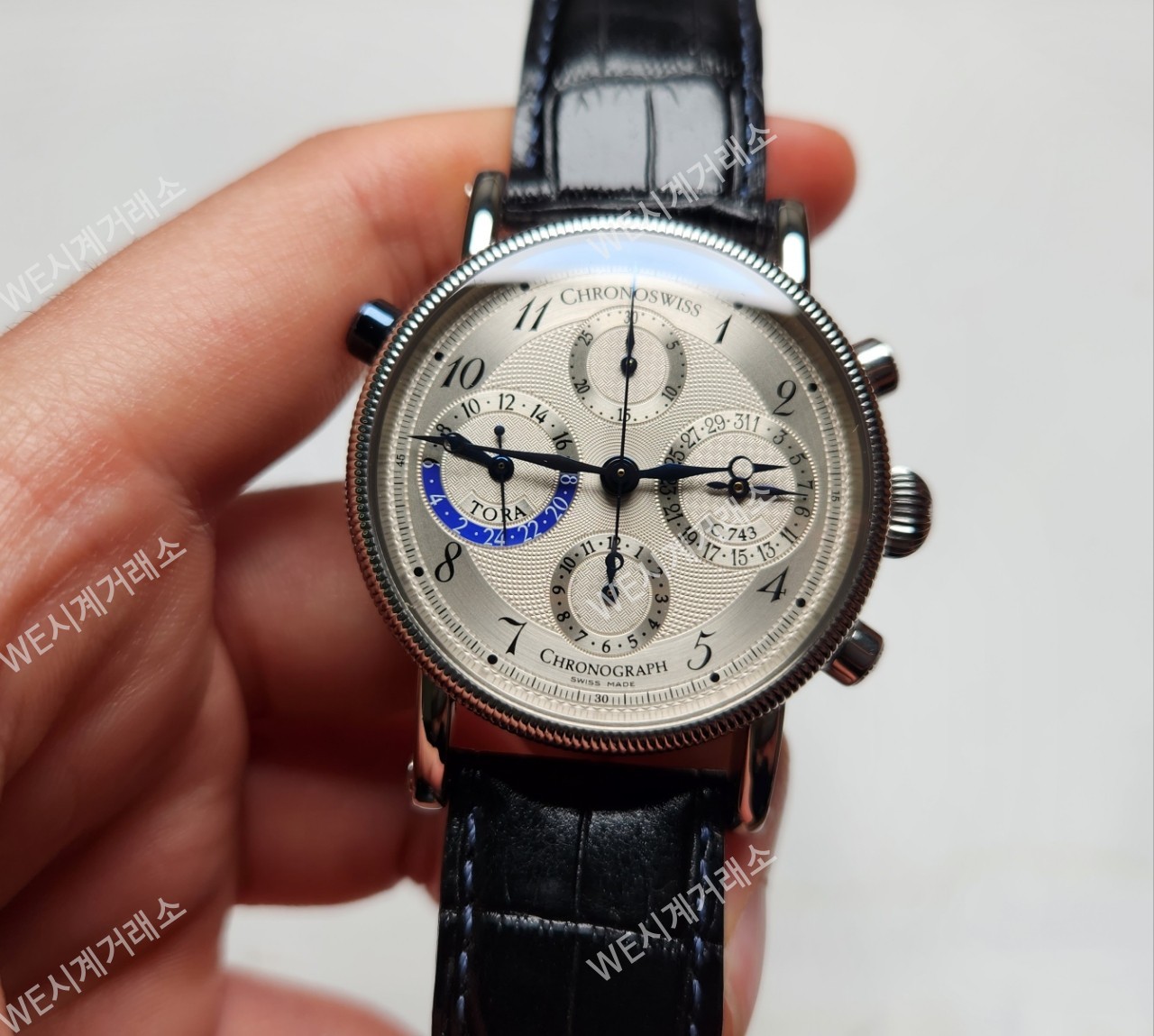 시계거래소 공식사이트 - 레어] 명품 크로노스위스 토라 GMT 크로노그래프 블루핸즈 오토매틱 : 3,500,000원