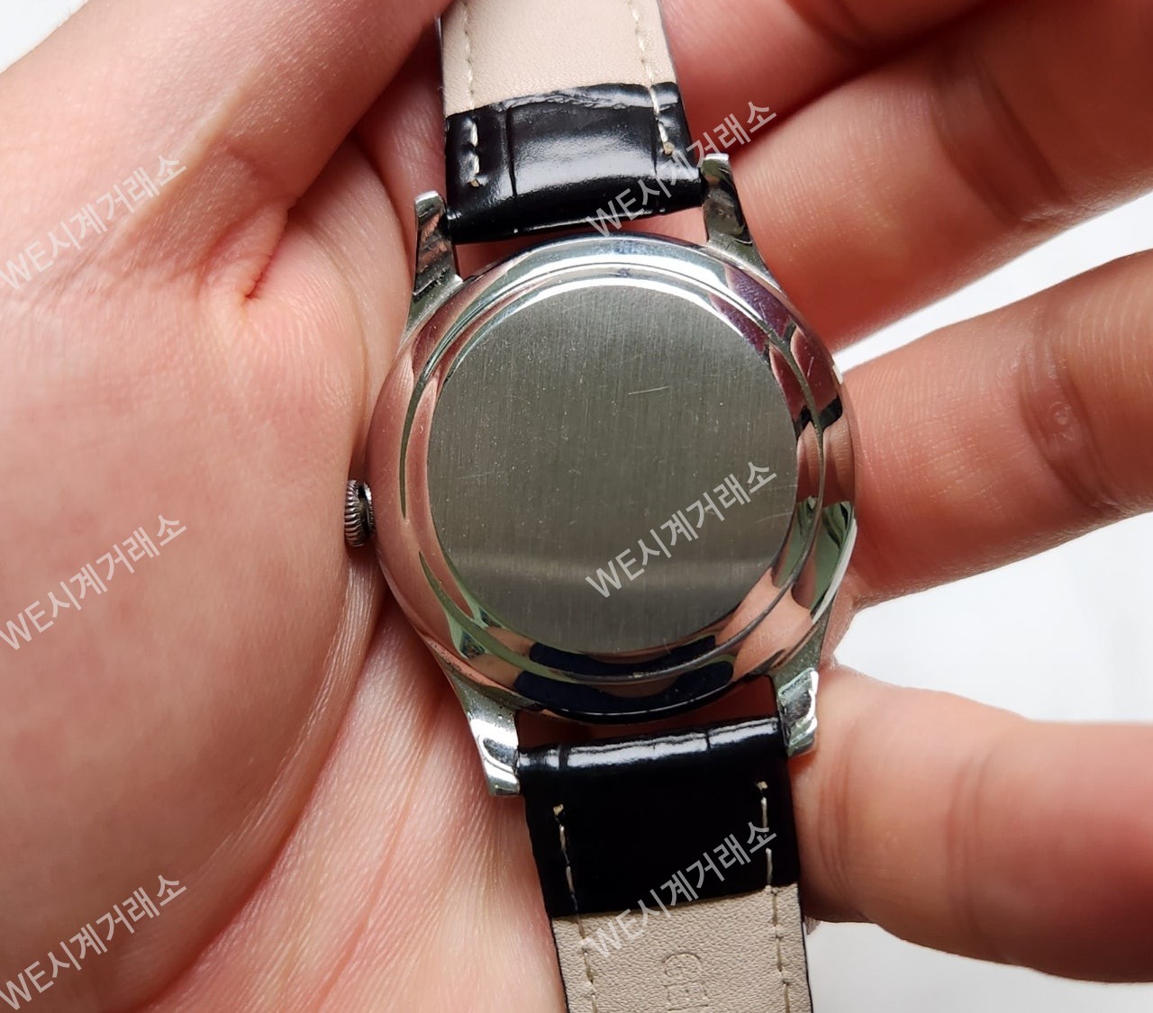 빈티지 IWC 샤프하우젠 Cal.853 명기 오토매틱 검판 칼침핸즈
