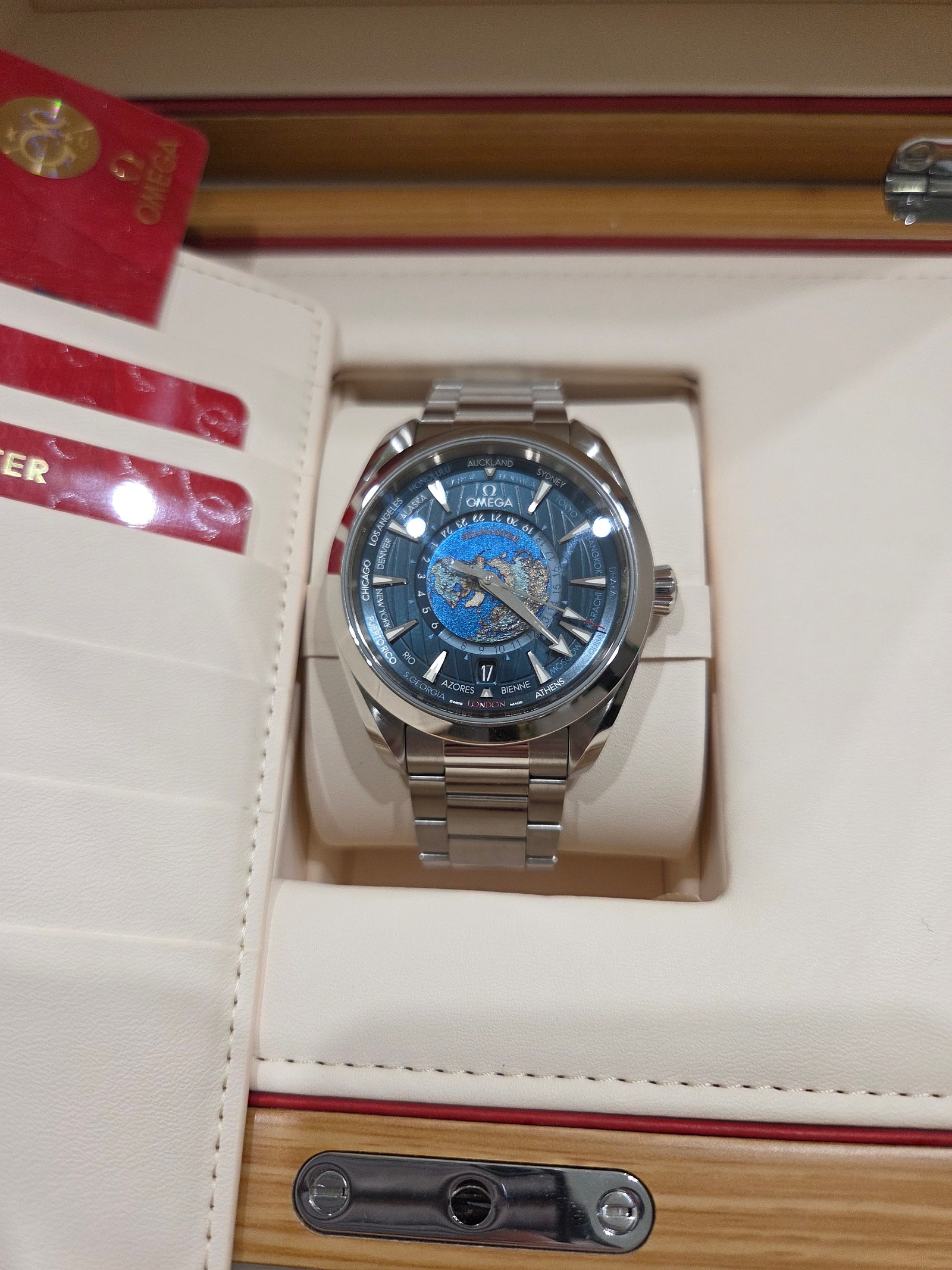 Aqua Terra Worldtimer 케이스백