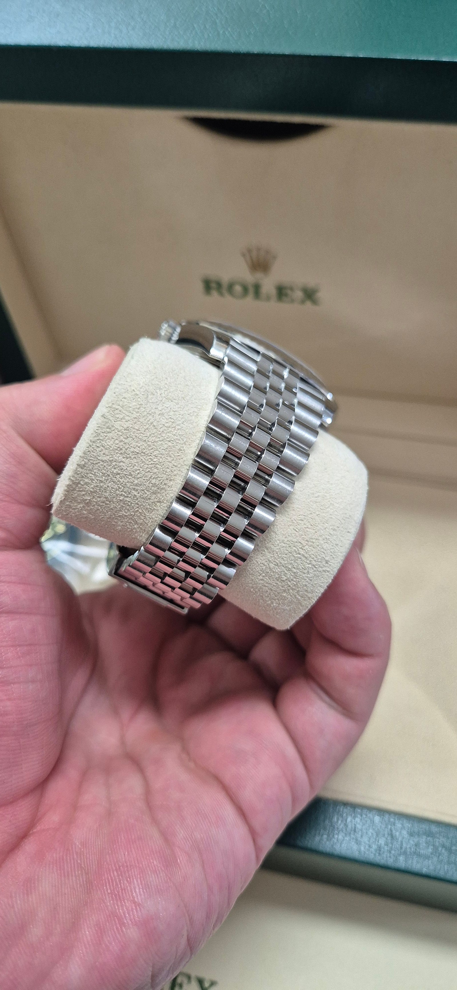 Datejust 41 Stainless Steel Fluted / Jubilee  / Blue - Diamond 이미지 5